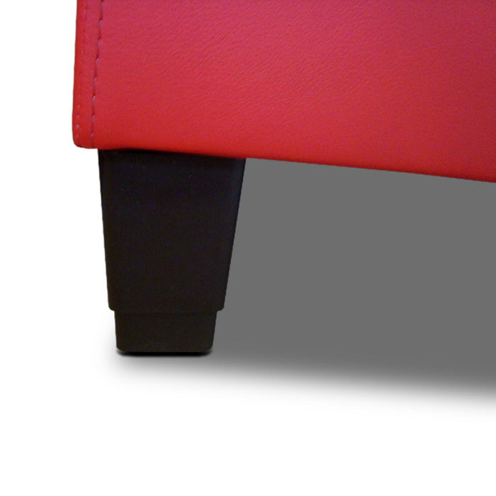 Диван «М1 Пл», 1200 × 650 × 1100 мм, экокожа, цвет красный - фото 1884948845