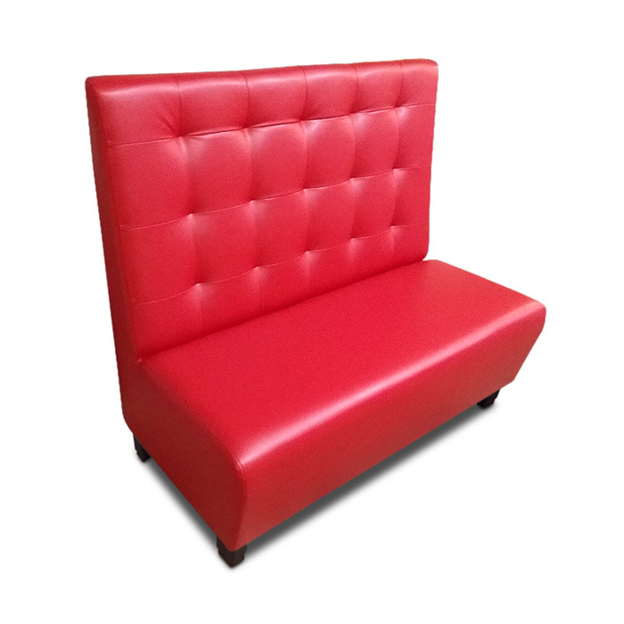 Диван «Фаст-фуд Пл», 1200 × 650 × 1100 мм, экокожа, цвет красный