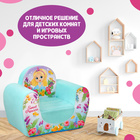 Мягкая игрушка-кресло Sweet Princess, цвет бирюзовый - Фото 4