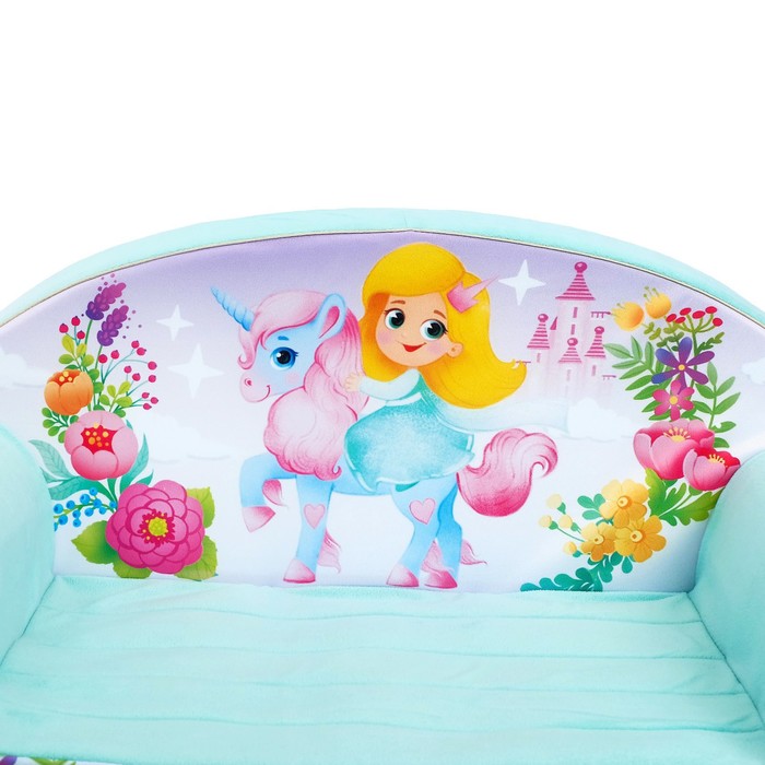 Мягкая игрушка-диван Sweet Princess, цвет бирюзовый - фото 1883469151