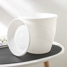 Горшок для цветов с поддоном «Венеция», 4.1 л, d=21 см, белый - Фото 4