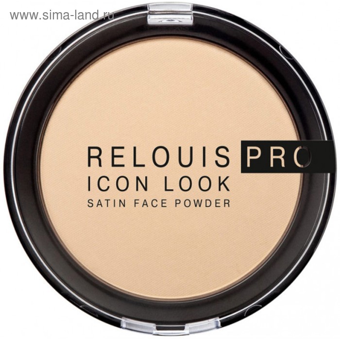 Пудра для лица Relouis Icon Look Satin Face Powder, тон № 01 - Фото 1