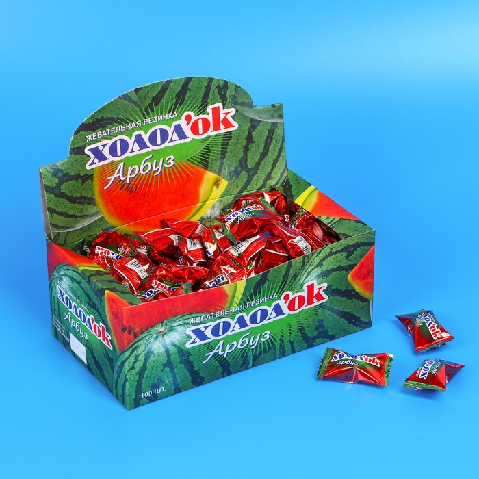 Жевательная резинка «Холодок» со вкусом арбуза, 3,5 г