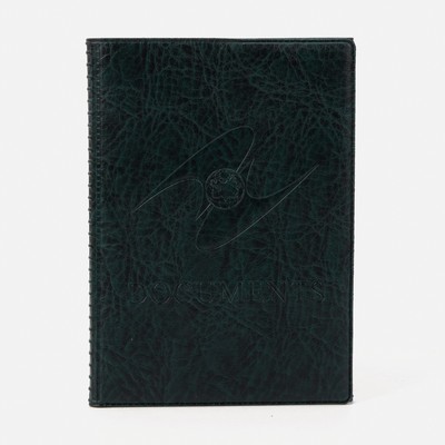 Обложка для паспорта и автодокументов, цвет темно-зелёный