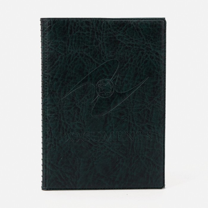 Обложка для паспорта и автодокументов, цвет темно-зелёный - Фото 1
