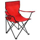 Кресло туристическое Maclay, с подстаканником, 50×50×80 см, цвет красный - Фото 6
