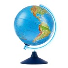 Интерактивный глобус Земли физико-политический, диаметр 250 мм, с подсветкой, с очками - фото 3728601