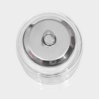 Сахарница Доляна «Волны», 280 мл, 7×13.5 см, с дозатором, стекло - Фото 4