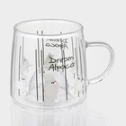 Кружка «Лама», 300 мл, с деревянной крышкой, стекло, рисунок МИКС - Фото 6