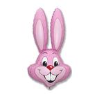 Шар фольгированный 14" «Кролик», цвет розовый - фото 9474160