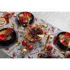 Скатерть новогодняя «Доляна» Новогоднее настроение 220×149 ±3 см, 100% хлопок, 164 г/м² - Фото 4