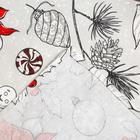 Скатерть новогодняя «Доляна» Новогоднее настроение 220×149 ±3 см, 100% хлопок, 164 г/м² - Фото 9