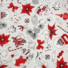 Скатерть новогодняя «Доляна» Новогоднее настроение 145×149 ±3 см, 100% хлопок, 164 г/м² - Фото 7