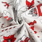 Скатерть новогодняя «Доляна» Новогоднее настроение 110×149± 3 см, 100% хлопок, 164 г/м² - Фото 8