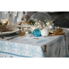 Скатерть "Доляна" Winter hygge 180х149 см, 100% хлопок, 164 г/м2 - Фото 6