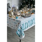 Скатерть "Доляна" Winter hygge 110х149 см, 100% хлопок, 164 г/м2 - Фото 2