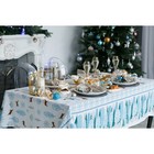 Скатерть "Доляна" Winter hygge 110х149 см, 100% хлопок, 164 г/м2 - Фото 3