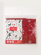 Фартук «Доляна. Белые снежинки», красный, 60×65 см, 100% хлопок, 164 г/м² - Фото 10