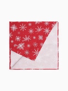 Скатерть новогодняя «Доляна» Белые снежинки 220×149± 3 см, 100% хлопок, 164 г/м² - Фото 8