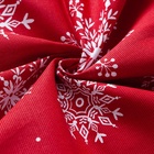 Скатерть новогодняя «Доляна» Белые снежинки 180×149± 3 см, 100% хлопок, 164 г/м² - Фото 11