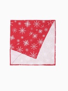 Скатерть новогодняя «Доляна» Белые снежинки 180×149± 3 см, 100% хлопок, 164 г/м² - Фото 4