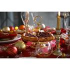 Скатерть новогодняя «Доляна» Белые снежинки 110×149± 3 см, 100% хлопок, 164 г/м² - Фото 6