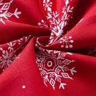 Скатерть новогодняя «Доляна» Белые снежинки 110×149± 3 см, 100% хлопок, 164 г/м² - Фото 8