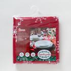 Скатерть новогодняя «Доляна» Белые снежинки 110×149± 3 см, 100% хлопок, 164 г/м² - Фото 10