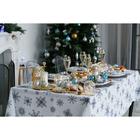 Скатерть новогодняя «Доляна» Синие снежинки 220×146 ± 3 см, 100% хлопок, 164 г/м² - Фото 4
