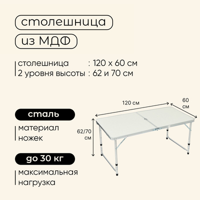 Сима ленд стол туристический