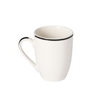 Кружка фарфоровая Доляна «Новогодняя звезда», 350 мл, цвет белый - Фото 2