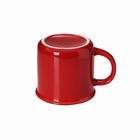 Кружка фарфоровая Доляна «Новогоднее настроение», 380 мл, цвет красный - Фото 4