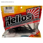 Виброхвост Helios Liny Catcher Black, 6 см, 12 шт. (HS-5-011) - Фото 2