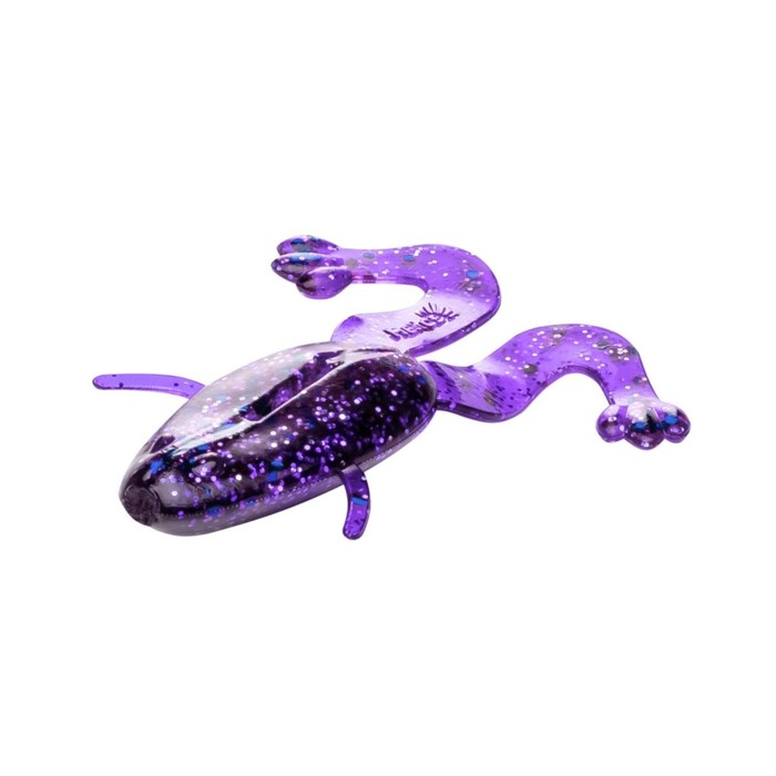 Лягушка Helios Crazy Frog Silver Sparkles & Fio, 6 см, 10 шт. (HS-22-036)