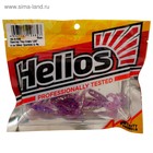 Твистер Helios Тiny Credo Silver Sparkles & Fio, 4 см, 12 шт. (HS-8-036) - Фото 2