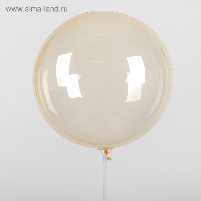 Шар воздушный полимерный 18 «Сфера», оранжевый
