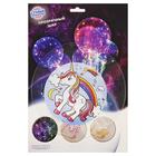 Шары воздушные полимерные 20" «Единорог и радуга», прозрачный - фото 31399352