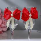 Набор свадебных бокалов "Гамлет", красный 4522855