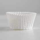 Форма для выпечки белая, 4,5 х 2,9 см - Фото 2