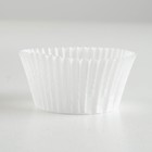 Форма для выпечки белая, 4 х 2,6 см - Фото 2