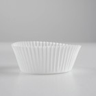 Форма для выпечки белая, 5 х 2,5 см - Фото 2