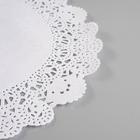 Салфетка для торта, бумажная, ажурная, 26 см - Фото 2