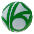Мяч с узром лакированный, цвета МИКС - Фото 4