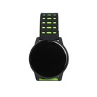 Смарт-часы Qumann QSW 01, цветной дисплей 1.3", черно-зелёные - Фото 2