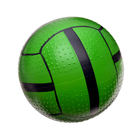 Мяч диаметр 125 мм лакированный в сетке, цвета МИКС - Фото 3