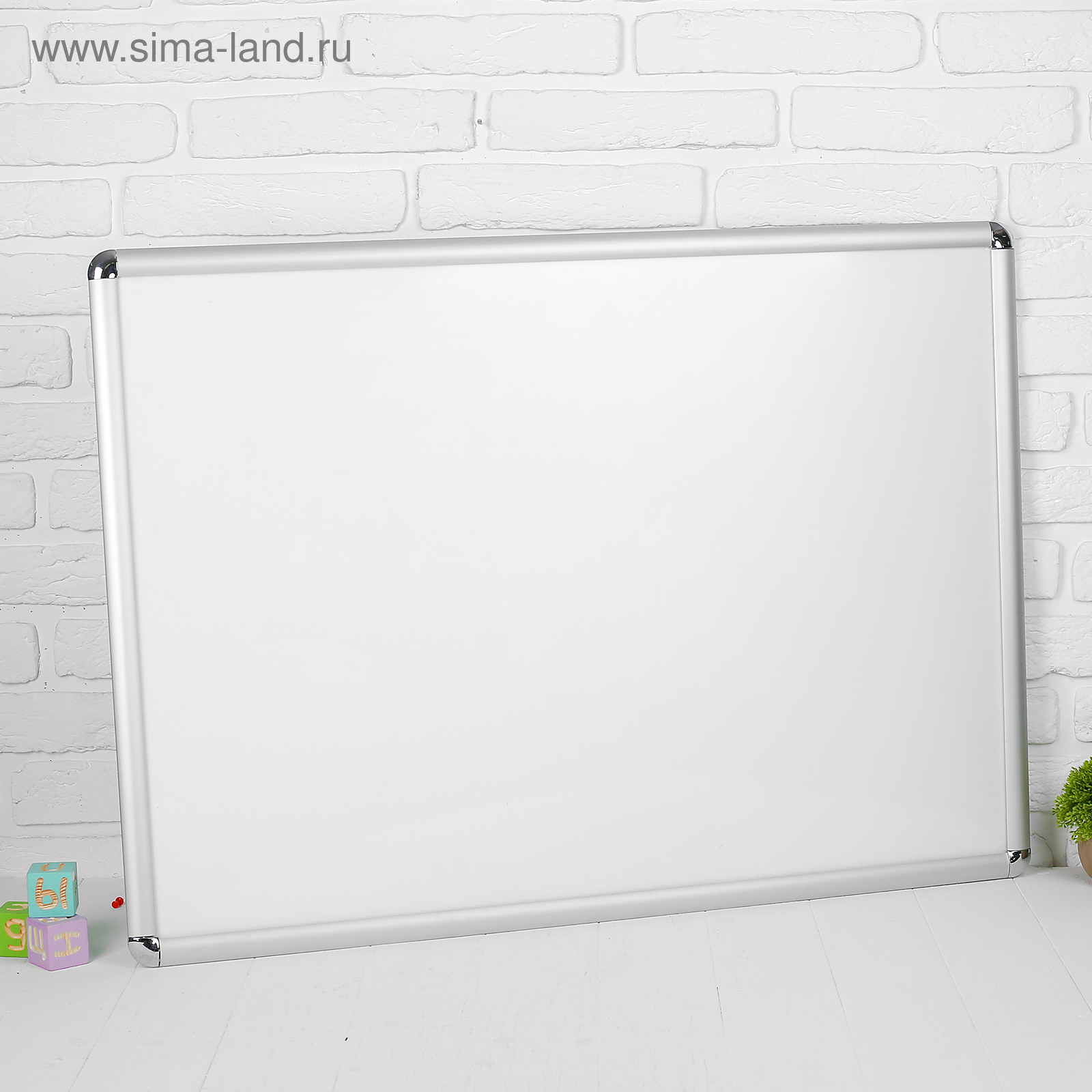 Доска белая стеклянная для проекта сколько стоит Доска маркерная: 60 × 90 см, лаковое покрытие, алюминиевые рамки (4534490) - Куп