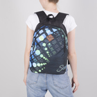 Рюкзак молодёжный, отдел на молнии, наружный карман, цвет чёрный - Фото 2