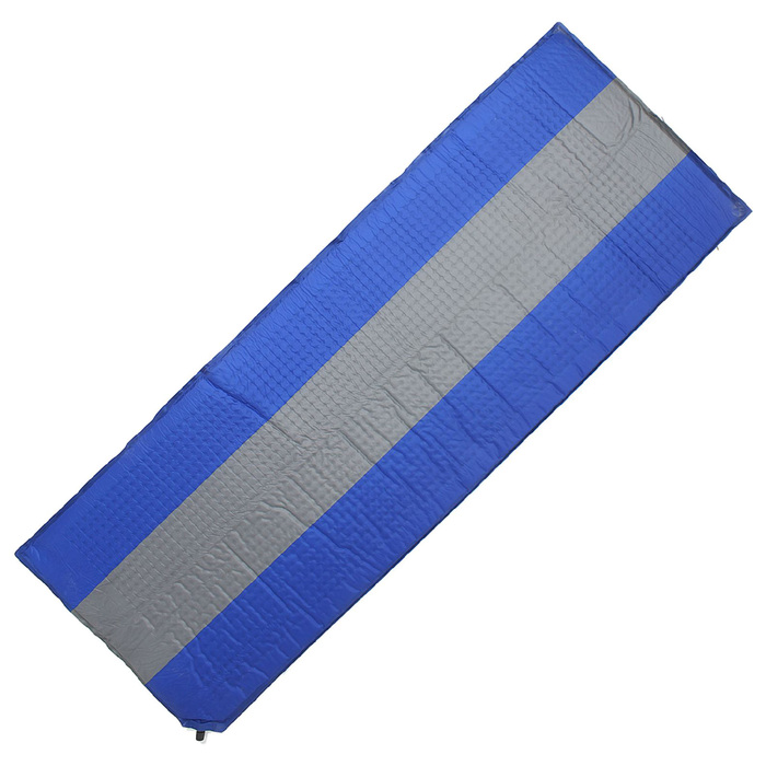 Коврик туристический самонадувающийся, размер 188×63×2.5 см, синий - Фото 1