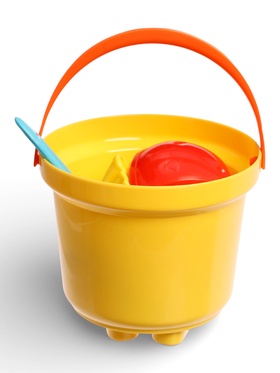 Песочный набор в ведре "Солнышко" 6 предметов
