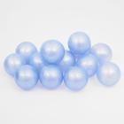Набор шаров для сухого бассейна 500 шт, цвет: голубой перламутр - фото 8855598